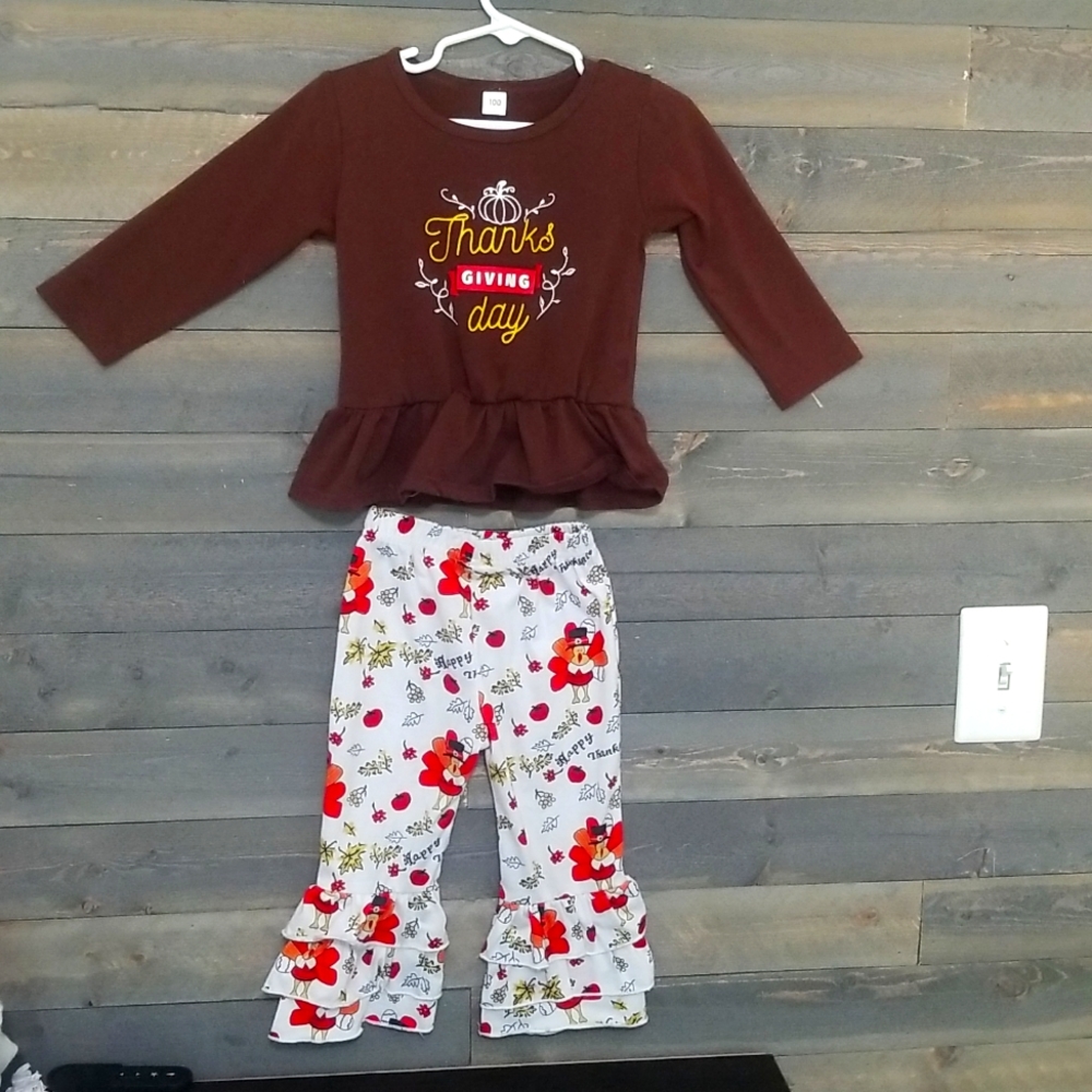 2-3 Years toddler thanksgiving outfit